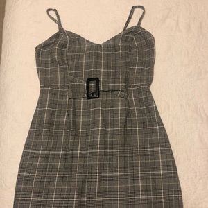 Kendall & Kylie mini plaid dress